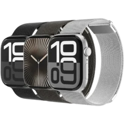 Vonmählen Milanese Loop 2 til Apple Watch 44/45/46/49 mm Silver