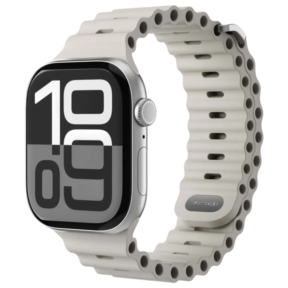 Vonmählen Wave Band 2 til Apple Watch 44/45/46/49 mm Cream