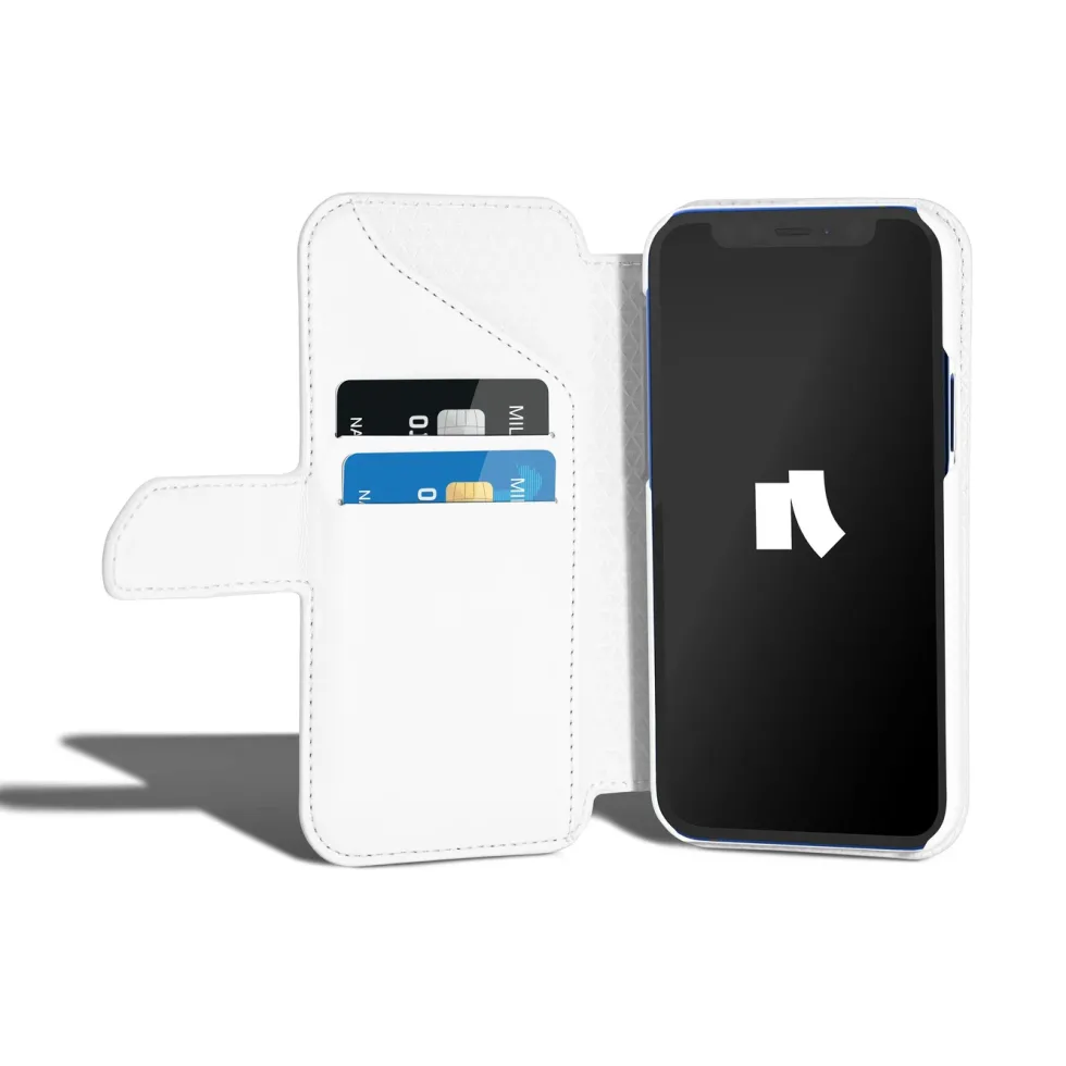 Wallet Case Solo 502 til iPhone 12 mini Hvit