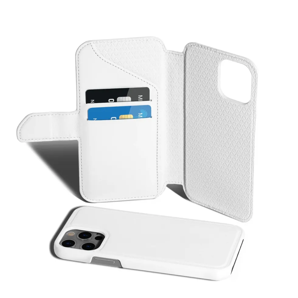 Wallet Case Solo 503 til iPhone 12 og 12 Pro Hvit
