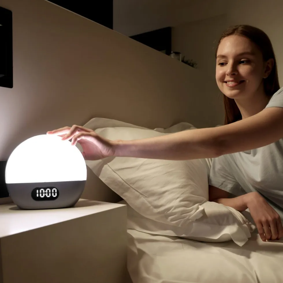 WiiM Wake-up light med vekkerklokke