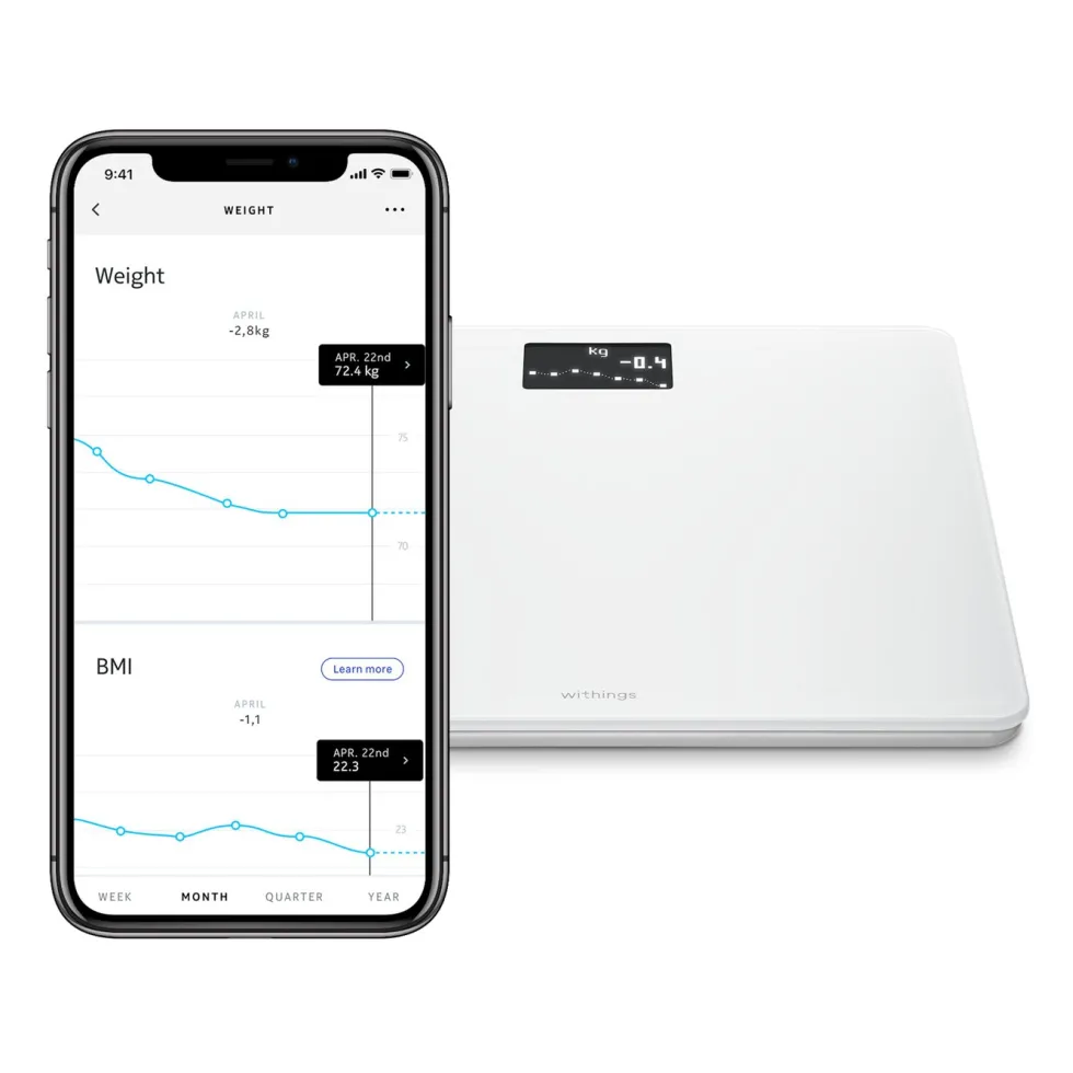 Withings Body Personvekt med wifi Hvit