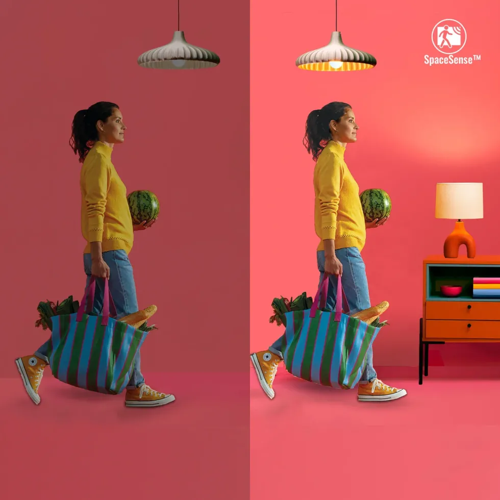 WiZ Amber Filament A60 Smart LED-pære E27 640 lm