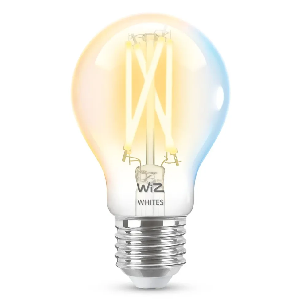 WiZ Clear Filament A60 Smart LED-pære E27 806 lm