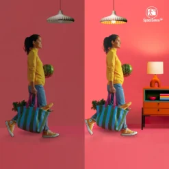 WiZ Clear Filament C35 Smart LED-pære E14 470 lm