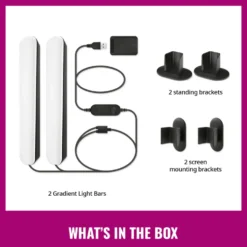 WiZ Gradient Light Bars RGBIC 2-pk.