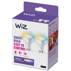 WiZ GU10 Smart LED-pære 345 lm 2-pk.