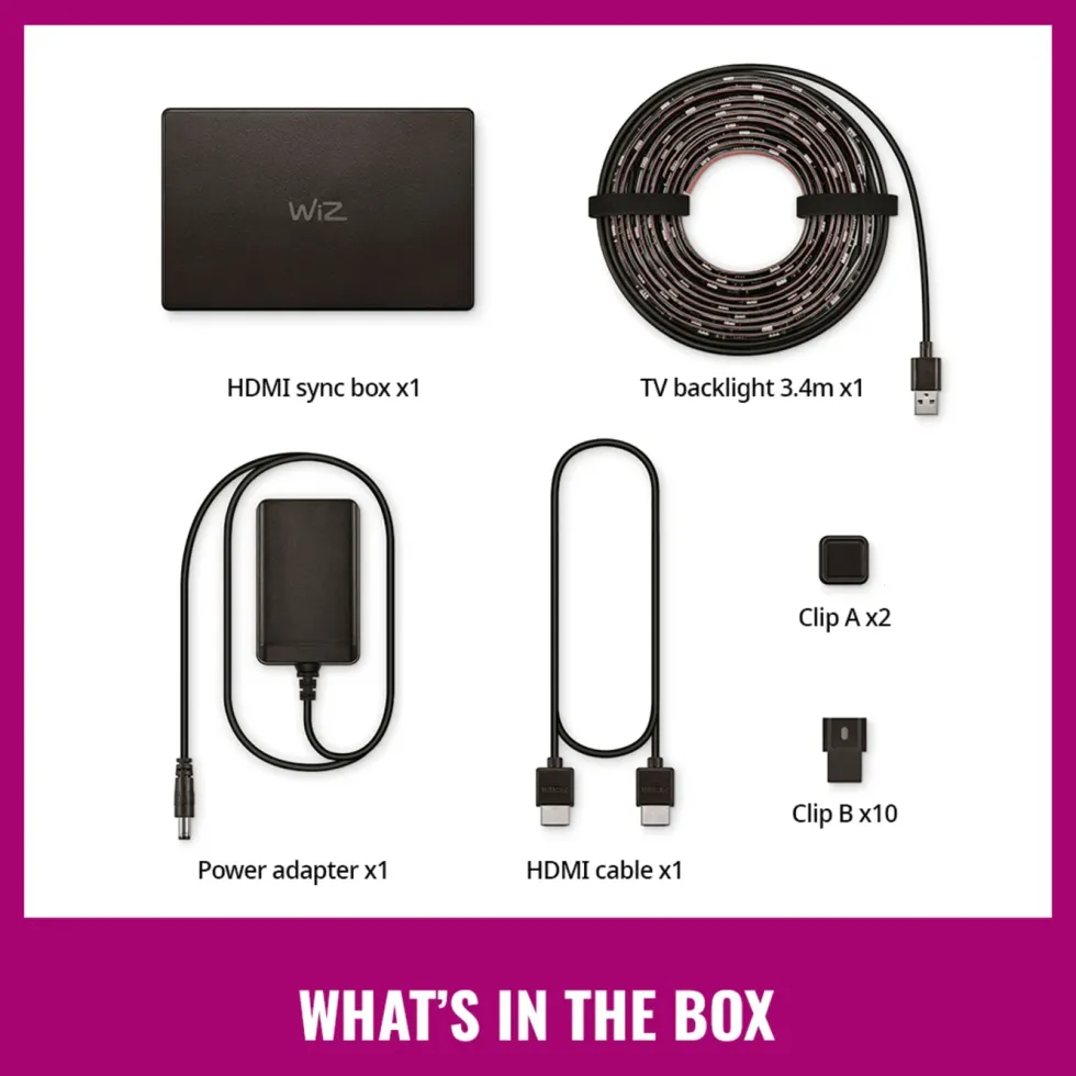 WiZ Sync box starter kit 75"-85"