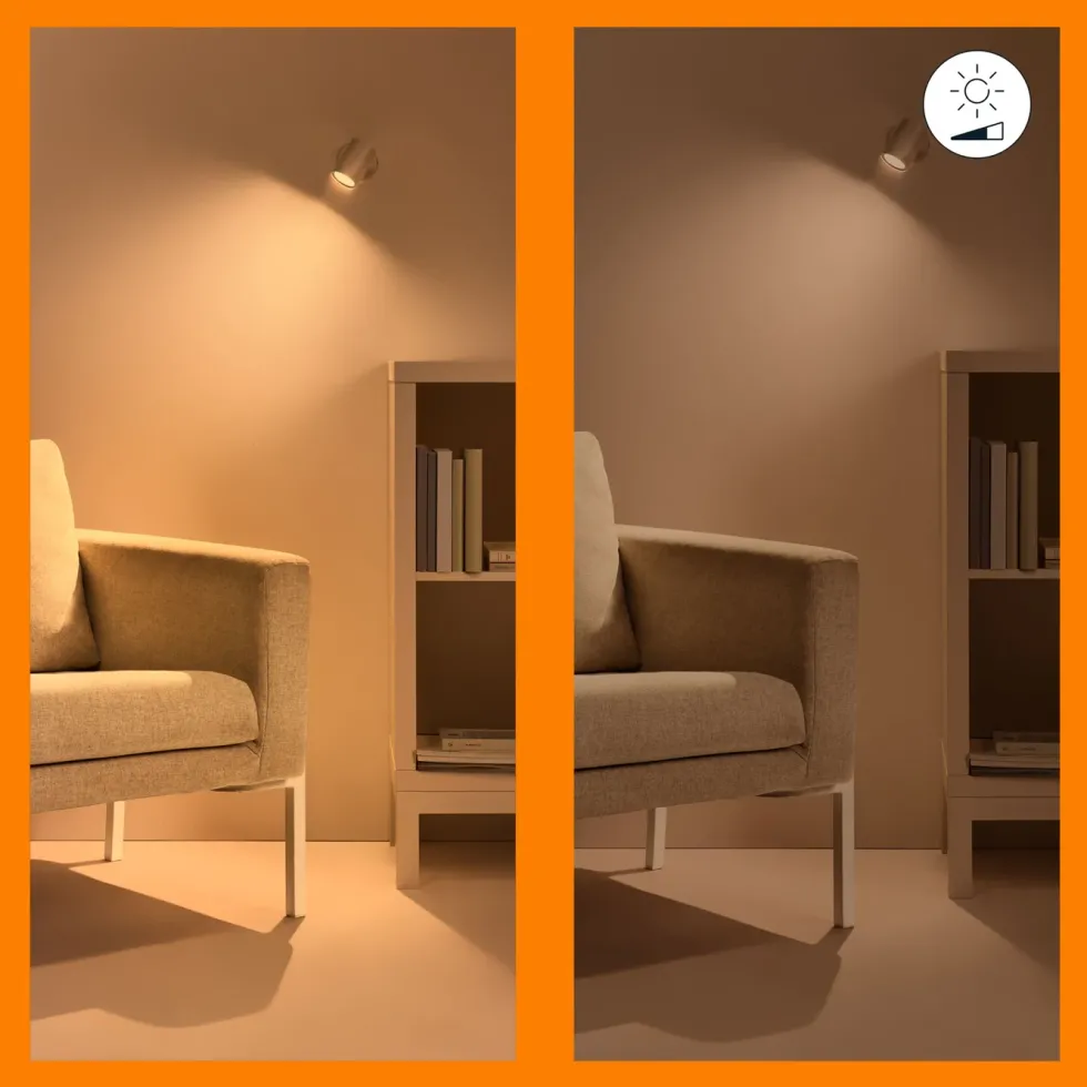 WiZ Varmhvit GU10 Smart LED-pære 345 lm