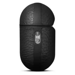 WOOLNUT Deksel i skinn til AirPods Pro 3-ladeetui Svart