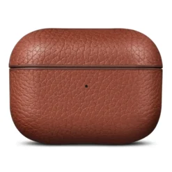 WOOLNUT Deksel i skinn til AirPods Pro 3-ladeetui Cognac