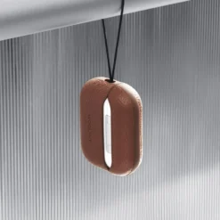 WOOLNUT Deksel i skinn til AirPods Pro 3-ladeetui Cognac