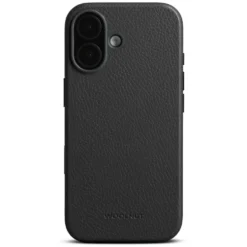 WOOLNUT Skinnetui for iPhone 17 Svart