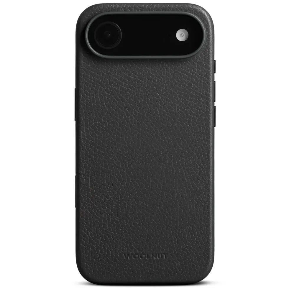 WOOLNUT Skinnetui for iPhone Air Svart