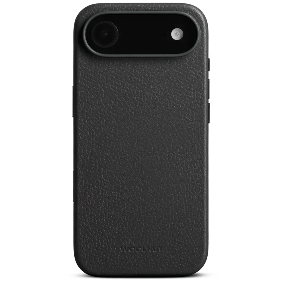 WOOLNUT Skinnetui for iPhone Air Svart