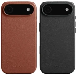 WOOLNUT Skinnetui for iPhone Air Svart