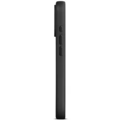 WOOLNUT Skinnetui for iPhone 16 Pro Svart