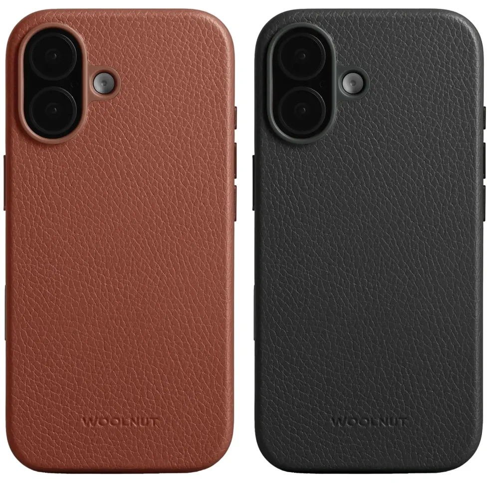 WOOLNUT Skinnetui for iPhone 17 Cognac