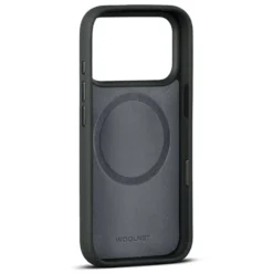 WOOLNUT Skinnetui for iPhone 17 Pro Svart