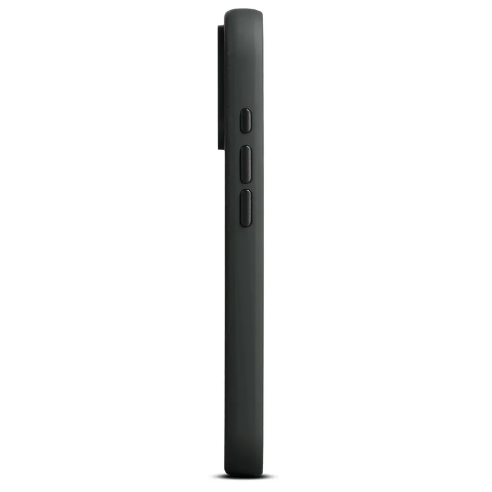 WOOLNUT Skinnetui for iPhone 17 Pro Svart