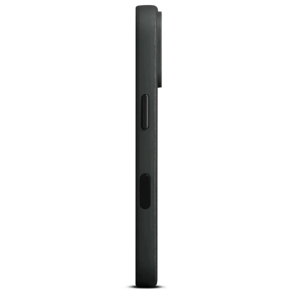 WOOLNUT Skinnetui for iPhone 17 Pro Svart