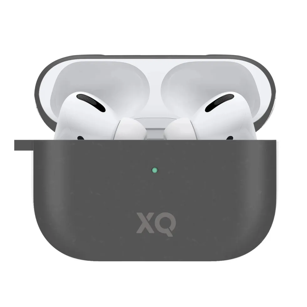 Xqisit Komposterbart etui for Airpods Pro (Gen 1, 2019) Svart