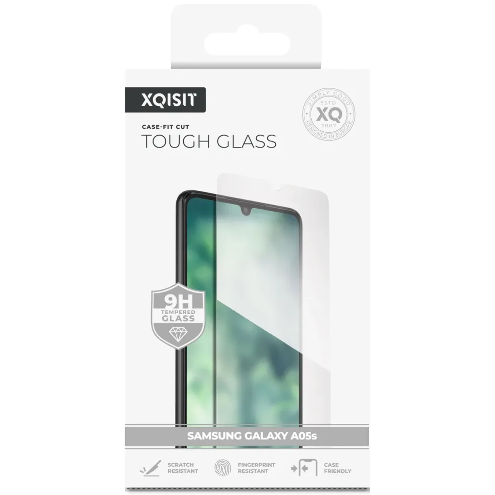 Xqisit Skjermbeskytter i glass for Galaxy A05S