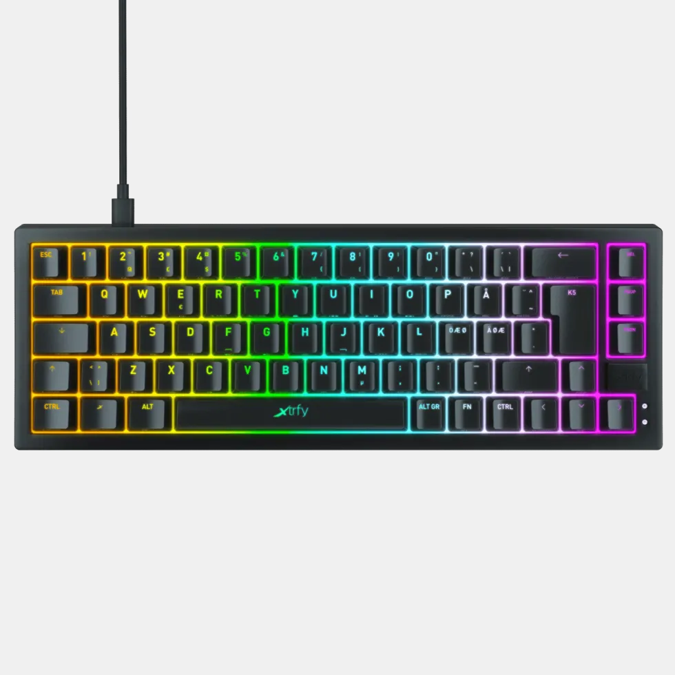 Xtrfy K5 Compact RGB Svart