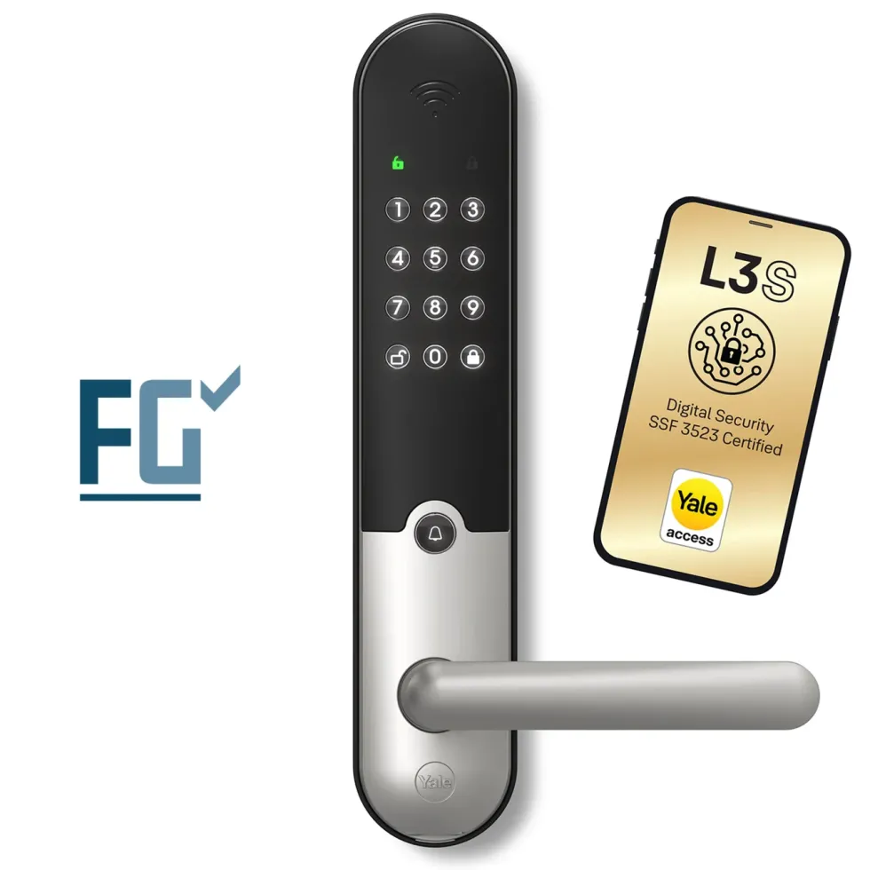 Yale Doorman L3S Flex Børstet stål