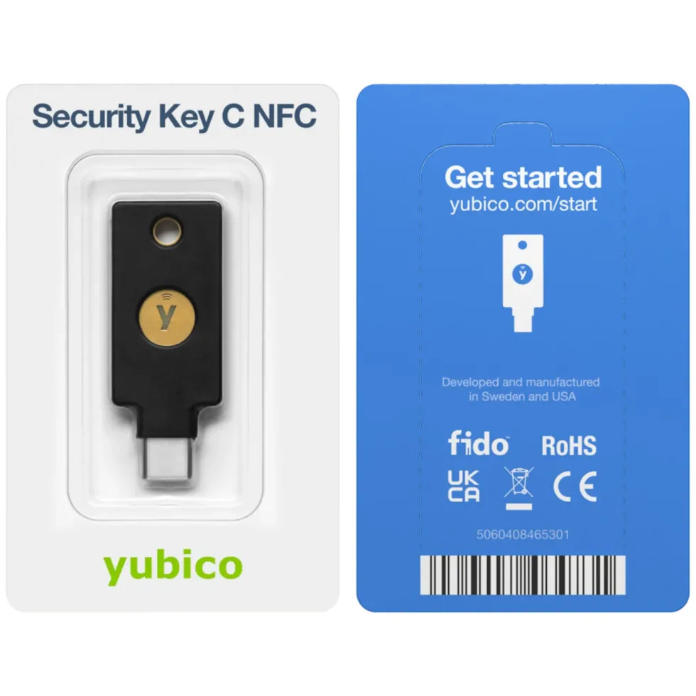Yubico Security Key NFC Sikkerhetsnøkkel med USB-C