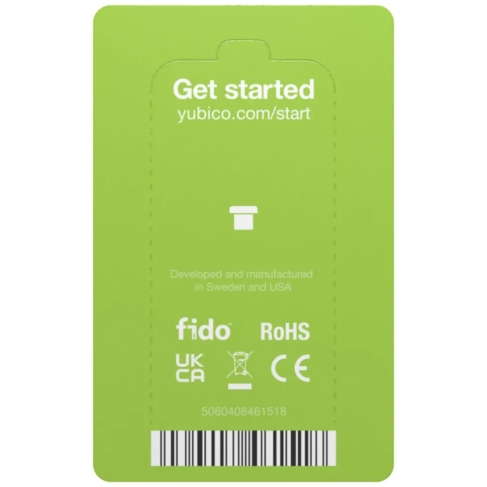 Yubico Yubikey 5C Nano Sikkerhetsnøkkel med USB-C