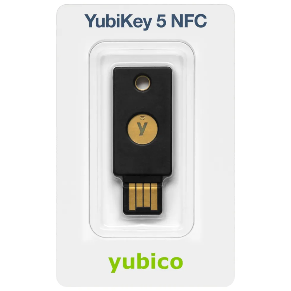 Yubico YubiKey 5 NFC Sikkerhetsnøkkel med USB-A