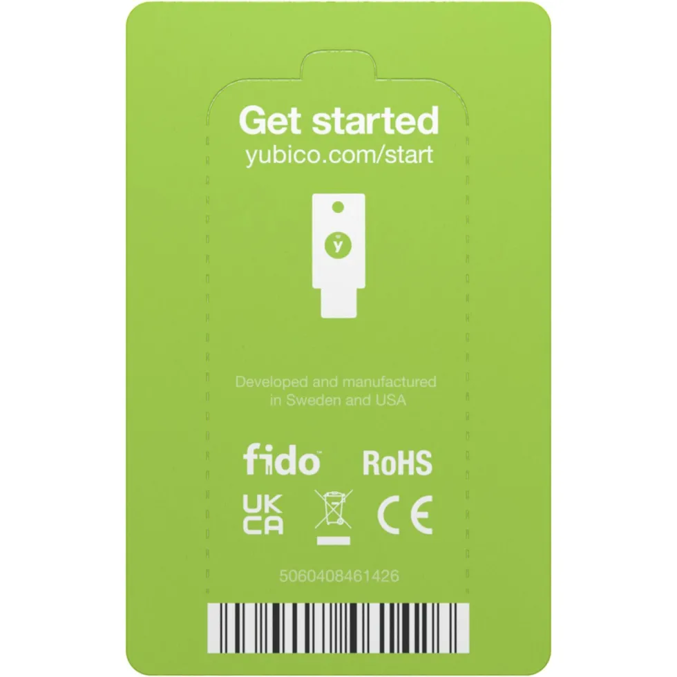 Yubico YubiKey 5 NFC Sikkerhetsnøkkel med USB-A