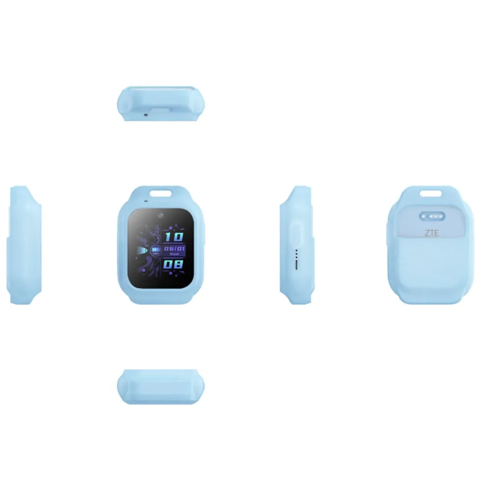 ZTE Klokkebeskyttelse med halsreim for Watch K2 og K2 Pro Blå