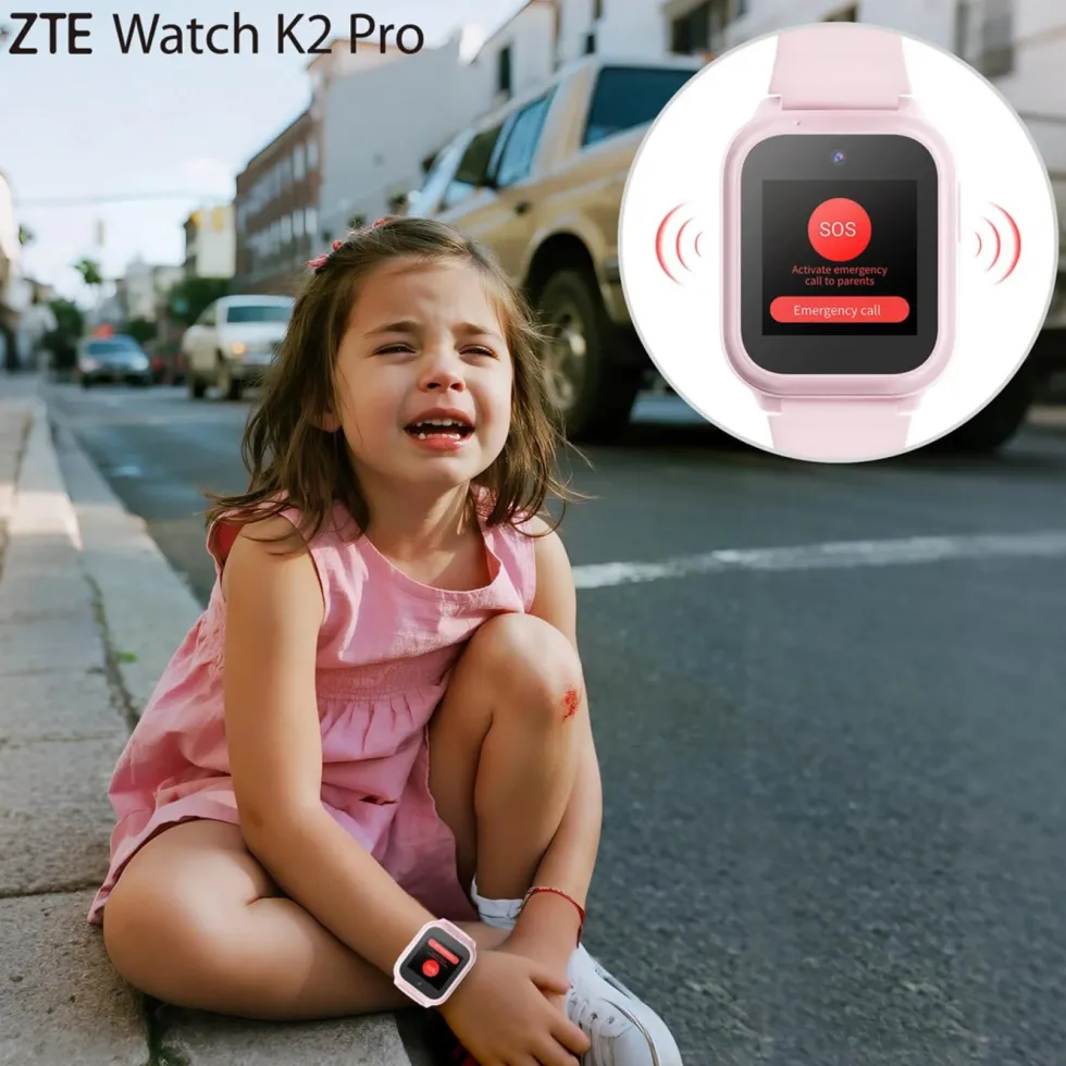 ZTE Watch K2 Pro – smartklokke for barn Svart